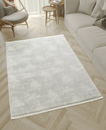 Merinos Novolini 6'6" x 9'5" Area Rug - Light Grey, White
