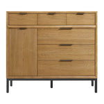 Newport Gentlemen's Chest - Oak and Black