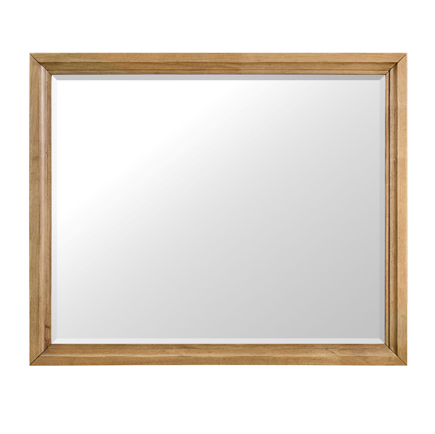 Newport Mirror - Oak and Black
