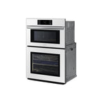 Samsung BESPOKE White Glass Combination Wall Oven (7.0 cu. ft) - NQ70CB700D12AA