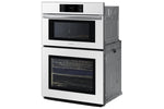 Samsung BESPOKE White Glass Combination Wall Oven (7.0 cu. ft) - NQ70CB700D12AA