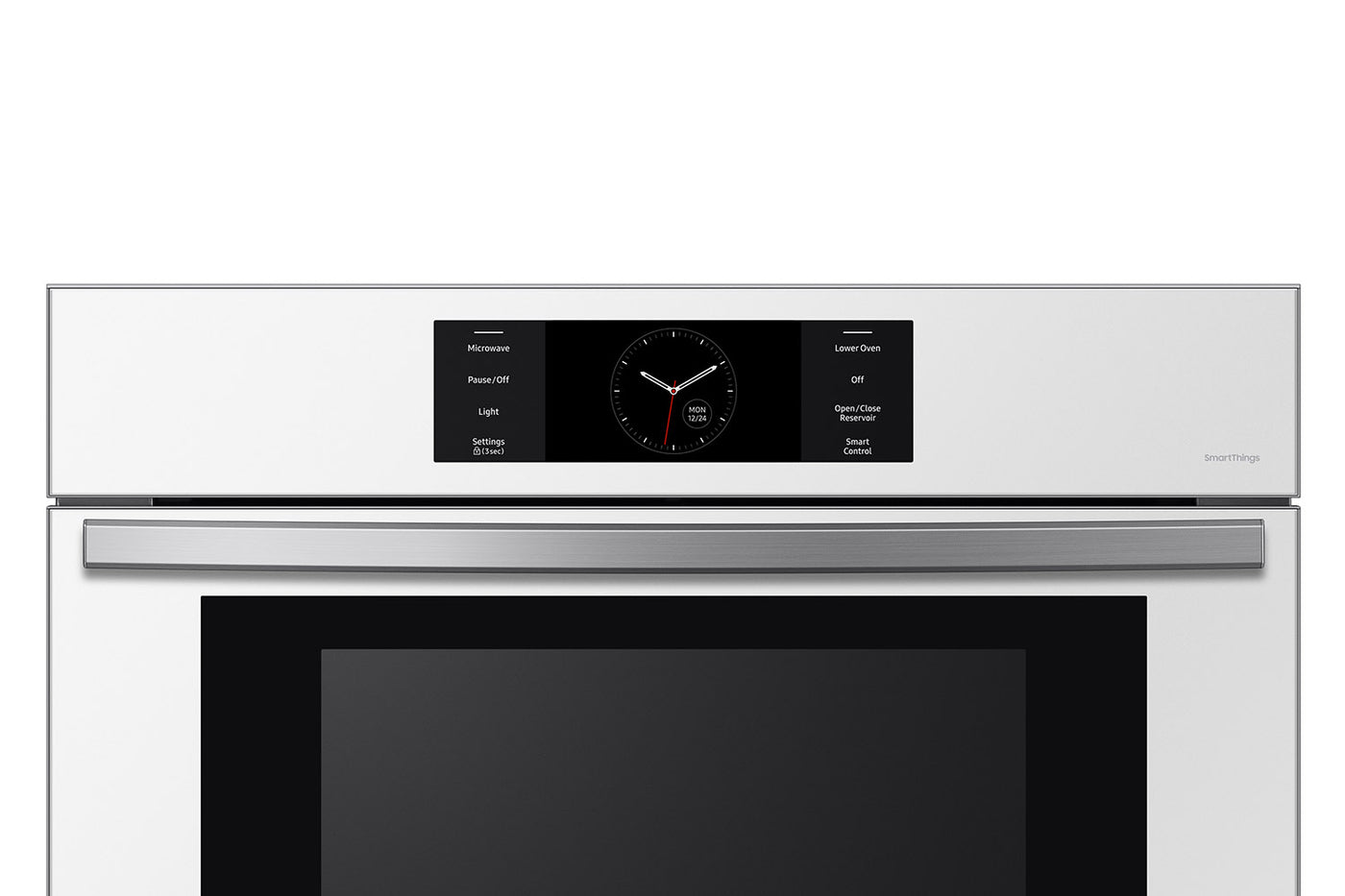 Samsung BESPOKE White Glass Combination Wall Oven (7.0 cu. ft) - NQ70CB700D12AA