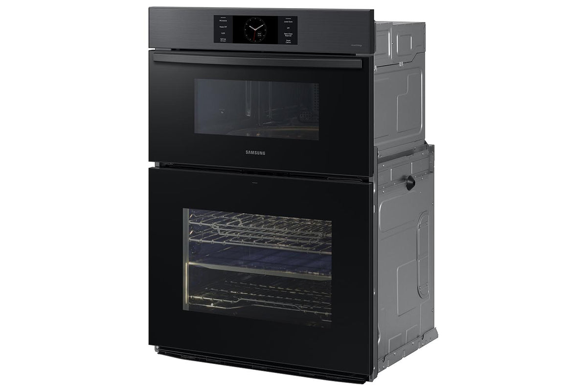 Samsung BESPOKE Black Stainless Steel Combination Wall Oven (7 cu. ft