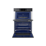 Samsung BESPOKE Black Stainless Steel Combination Wall Oven (7 cu. ft) - NQ70CG700DMTAA