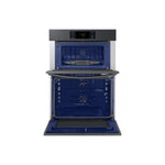 Samsung BESPOKE Black Stainless Steel Combination Wall Oven (7 cu. ft) - NQ70CG700DMTAA