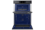 Samsung BESPOKE Black Stainless Steel Combination Wall Oven (7 cu. ft) - NQ70CG700DMTAA