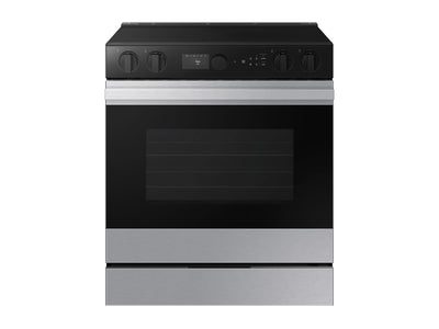 Samsung BESPOKE Stainless Steel 30" True Convection Slide In Range with Oven Camera (6.3cu.ft.) - NSE6DG8700SRAC
