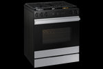 Samsung BESPOKE Stainless Steel 30" Gas True Convection Slide in Range with Oven Camera (6.0cu.ft) - NSG6DG8700SRAA