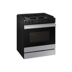 Samsung BESPOKE Stainless Steel 30" Gas True Convection Slide in Range with Oven Camera (6.0cu.ft) - NSG6DG8700SRAA