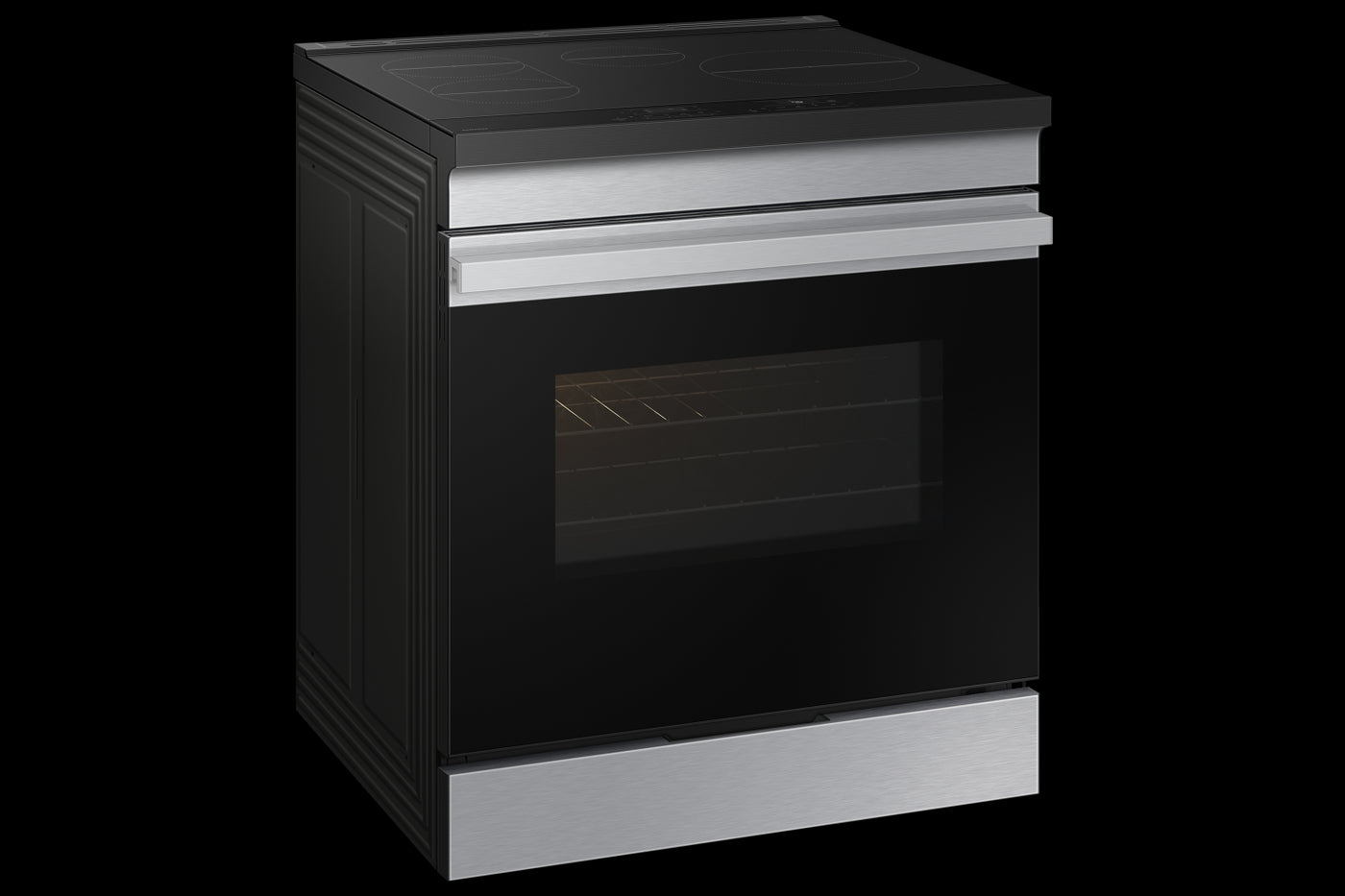 Samsung BESPOKE Stainless Steel Fan Convection Induction Slide In Range with Air Fry (6.3cu.ft.) - NSI6DG9300SRAC