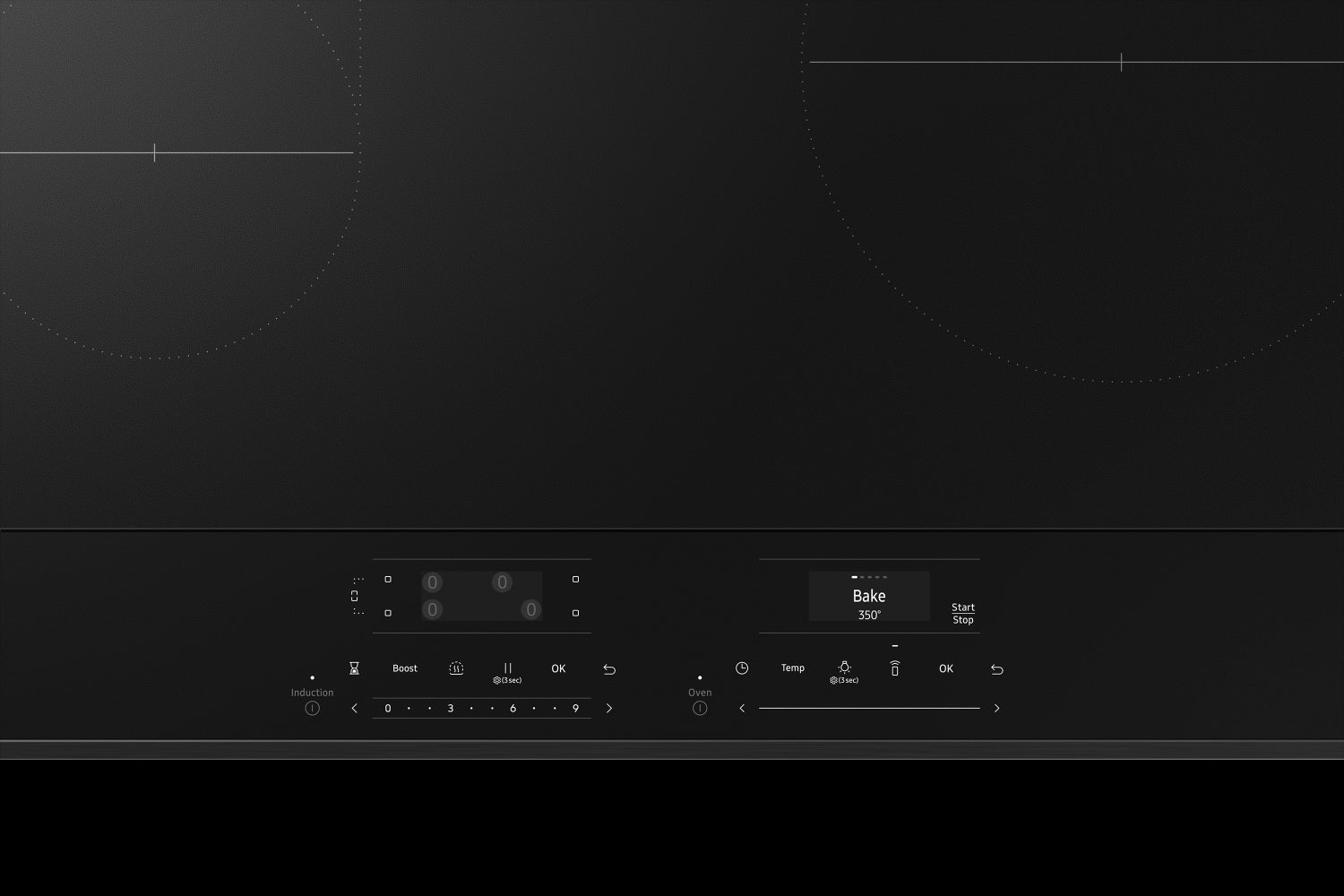 Samsung BESPOKE Matte Black Steel True Convection Induction Slide in With Air Sous Vide (6.3cu.ft.) - NSI6DG9500MTAC