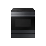 Samsung BESPOKE Matte Black Steel True Convection Induction Slide in With Air Sous Vide (6.3cu.ft.) - NSI6DG9500MTAC