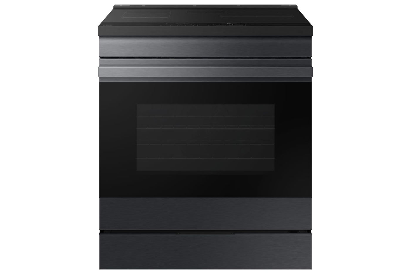 Samsung BESPOKE Matte Black Steel True Convection Induction Slide in With Air Sous Vide (6.3cu.ft.) - NSI6DG9500MTAC