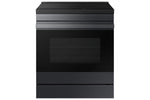 Samsung BESPOKE Matte Black Steel True Convection Induction Slide in With Air Sous Vide (6.3cu.ft.) - NSI6DG9500MTAC