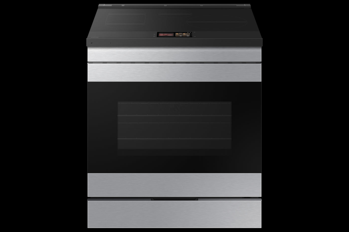 Samsung BESPOKE Stainless Steel True Convection Induction Slide in With AI Hub & Smart Oven Camera (6.3cu.ft.) - NSI6DG9900SRAC