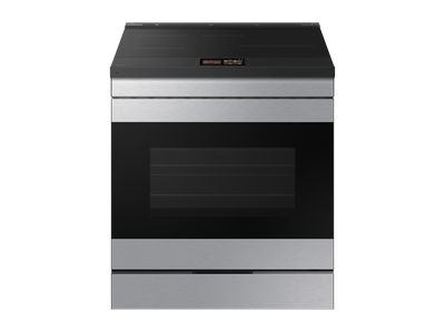 Samsung BESPOKE Stainless Steel True Convection Induction Slide in With AI Hub & Smart Oven Camera (6.3cu.ft.) - NSI6DG9900SRAC