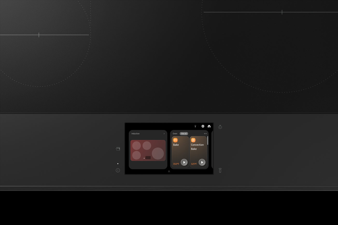 Samsung BESPOKE Stainless Steel True Convection Induction Slide in With AI Hub & Smart Oven Camera (6.3cu.ft.) - NSI6DG9900SRAC