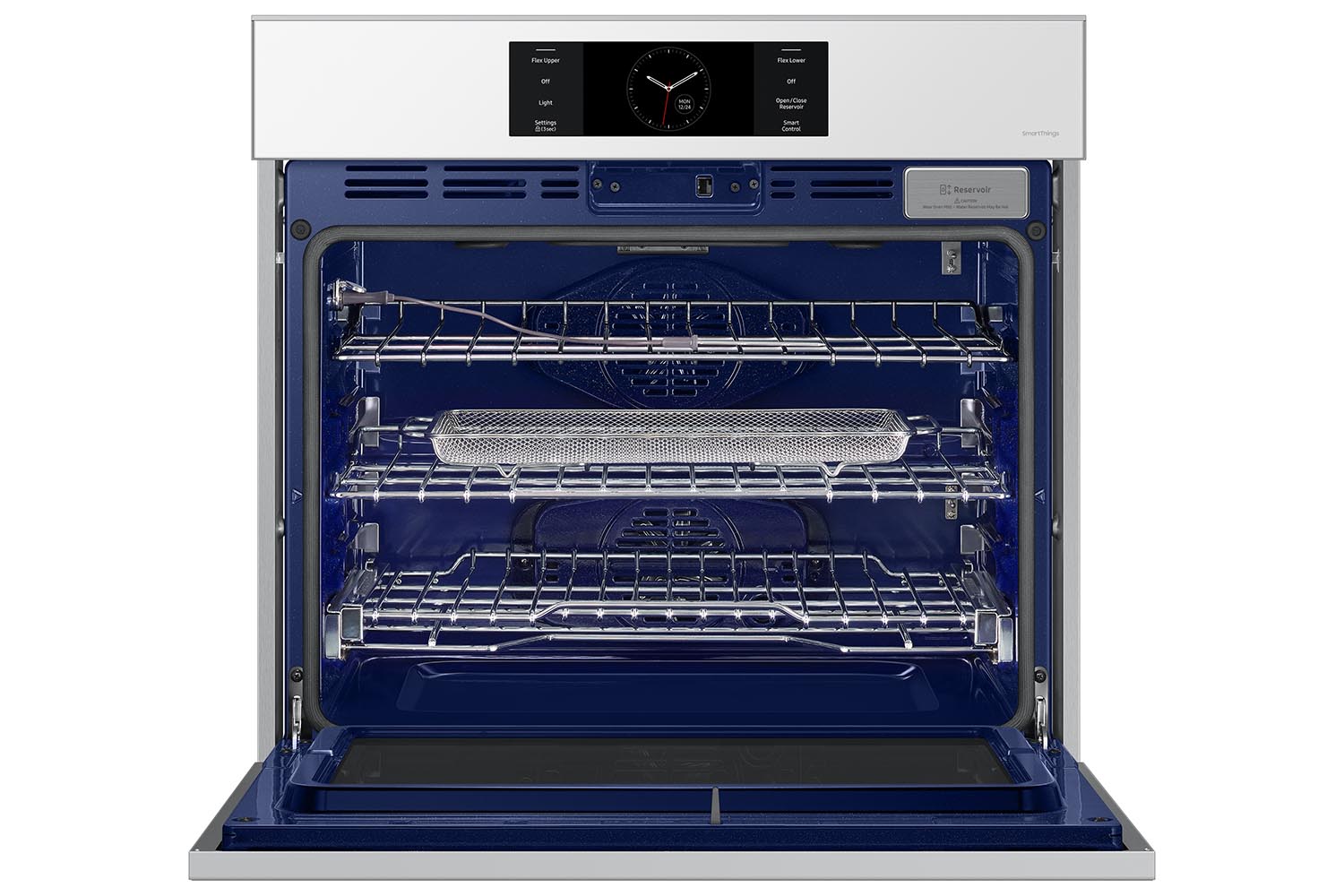 Samsung BESPOKE White Glass Single Oven (5.1 cu. ft) - NV51CB700S12AA
