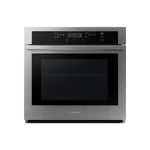 Samsung 5000 Series Stainless Steel Kitchen Package with Wall Oven, Electric Cooktop, and Hood Fan
