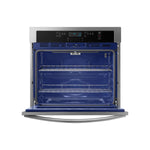 Samsung 5000 Series Stainless Steel Kitchen Package with Wall Oven, Electric Cooktop, and Hood Fan