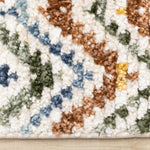 Nala 5'3" x 7'7" Intricate Southwestern Design Area Rug - Yellow, Blue, Green