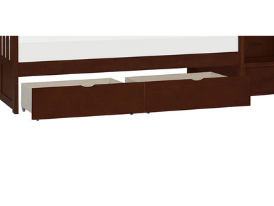 Noelle Bunk Bed Pair of Storage Drawers - Dark Cherry