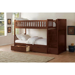 Noelle Bunk Bed Pair of Storage Drawers - Dark Cherry