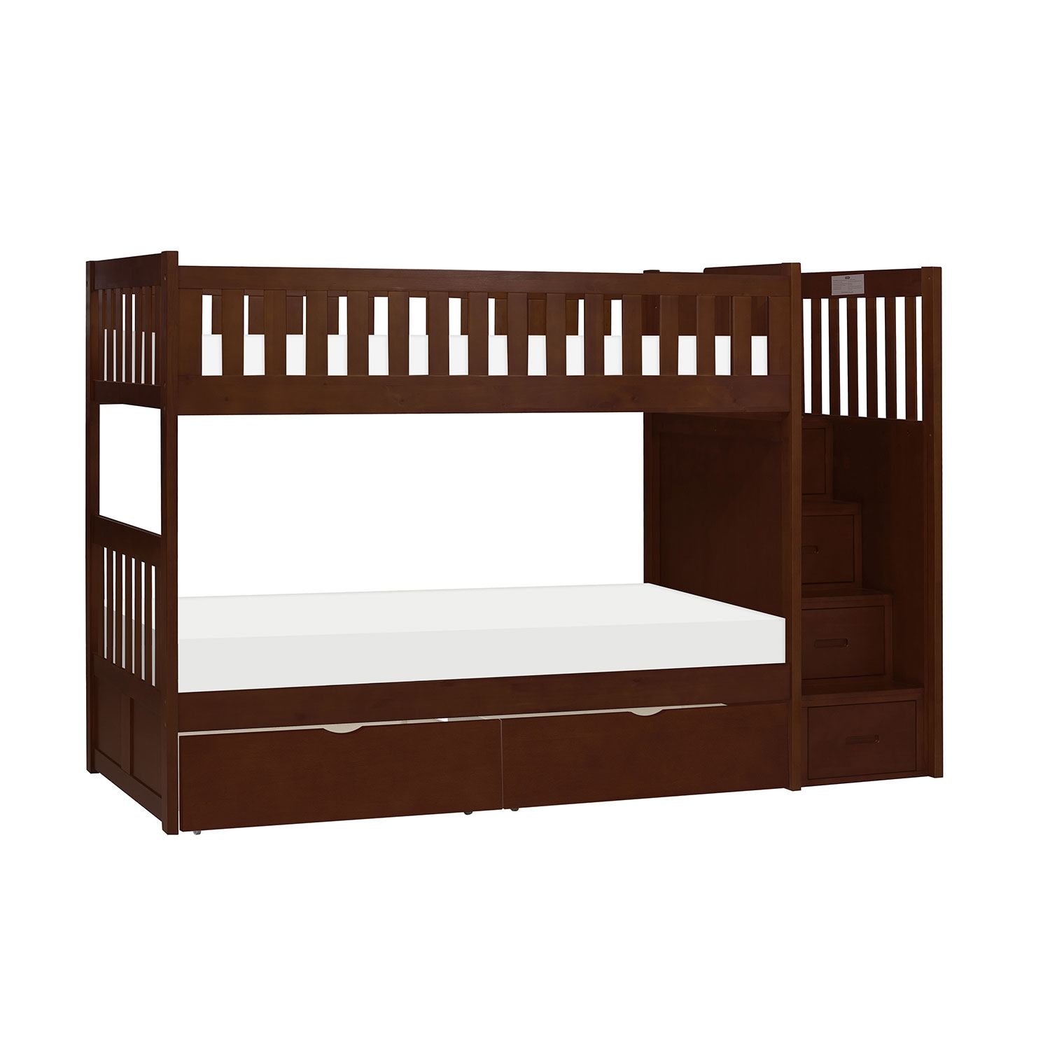 Noelle Bunk Bed Pair of Storage Drawers - Dark Cherry