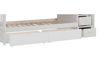 Noelle Bunk Bed Pair of Storage Drawers - White