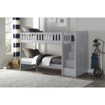 Noelle Twin Step Bunk Bed - Grey