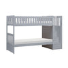 Noelle Twin Step Bunk Bed - Grey