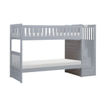 Noelle Twin Step Bunk Bed - Grey