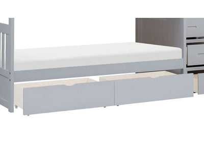 Noelle Bunk Bed Pair of Storage Drawers- Grey