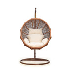 Whitsunday Rattan Egg Hanging Chair - Cream