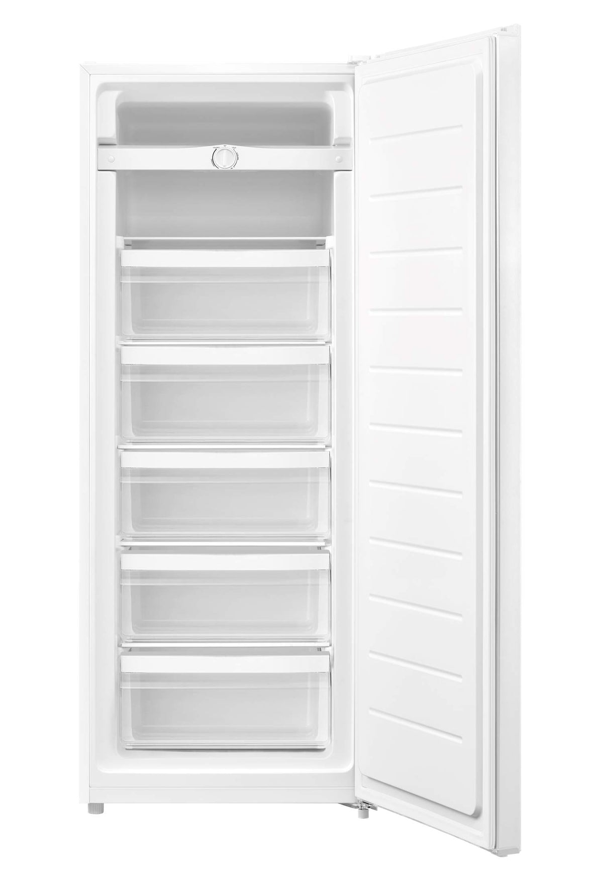 L2 White Upright Freezer and Convertible Fridge ( 6.9 Cu. Ft