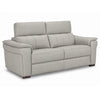 Orlando-Ray Leather Sofa - Grey