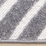 Silver Arches 6'7" x 9'10" Geometric Area Rug - Grey, White