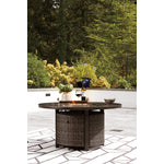 Paradise Trail - Outdoor Fire Pit Table - Medium Brown