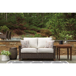Paradise Trail - Outdoor Loveseat - Medium Brown