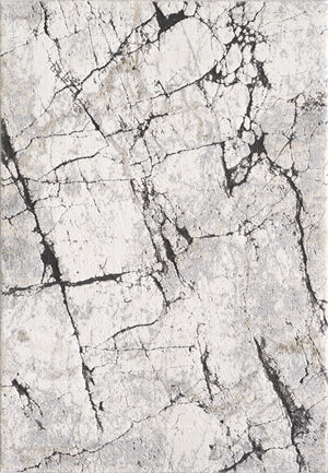 Merinos Panorama 6'6" x 9'5" Area Rug - Grey