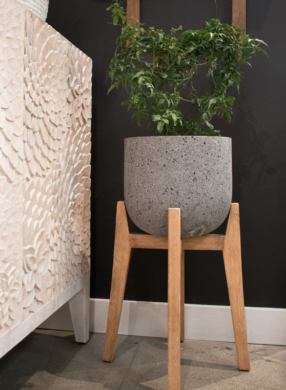 Bredgade I Indoor/Outdoor Planter - Grey Stone