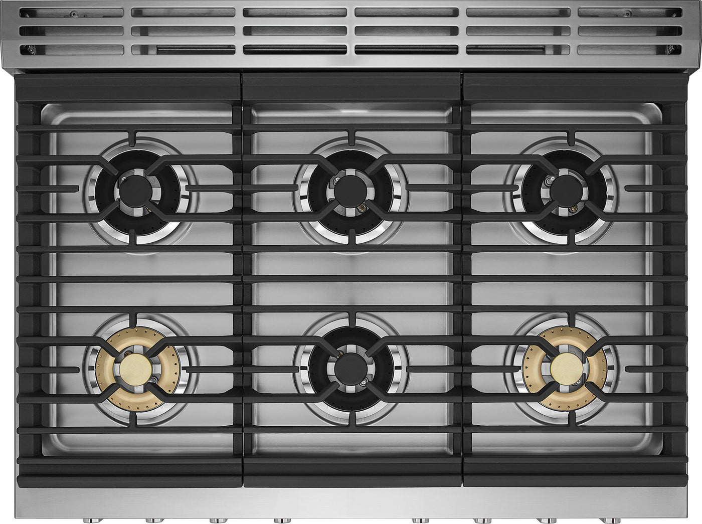 Frigidaire Professional Smudge-Proof Stainless Steel 36" Dual-Fuel Freestanding Range (4.4 Cu. Ft) - PCFD3670AF