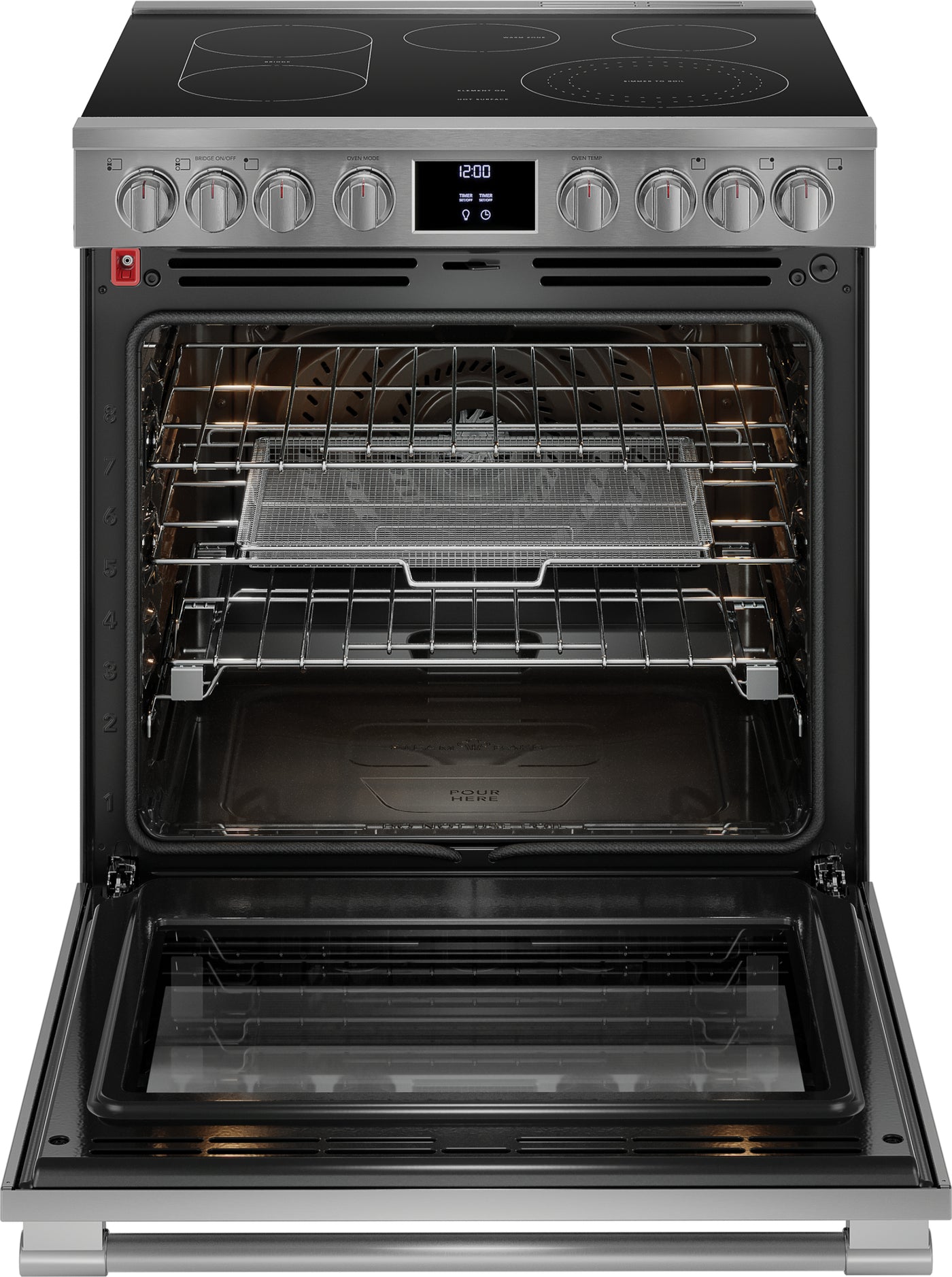 Frigidaire Professional Smudge-Proof® Stainless Steel 30" Electric Range with Total Convection (6.2 Cu. Ft.) - PCFE308CAF