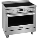 Frigidaire Professional Smudge-Proof Stainless Steel 36" Induction Freestanding Range (4.4 Cu. Ft) - PCFI3670AF