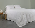 Cotton House Portugal Coverlet 90" x 90" - Favo Rip