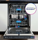 GE Profile 24" Fingerprint Resistant Stainless Smart Dishwasher with Stainless Steel Interior and Third Rack - PDP715SYVFS