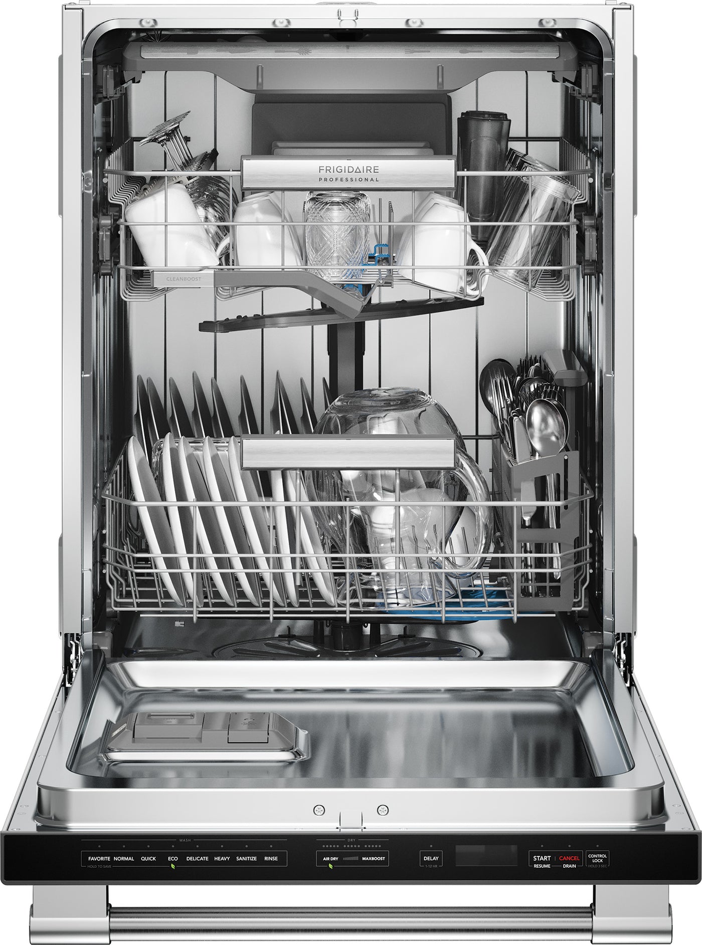 Frigidaire Professional 24" Smudge-Proof™ Stainless Steel Dishwasher with CleanBoost™ (47 dBA) - PDSH4816AF