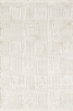 Merinos Petra 6'6" x 9'5" Area Rug - Cream