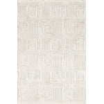 Merinos Petra 5'3" x 7'5" Area Rug with Underpad - Cream