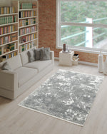 Merinos Petra 5'3" x 7'5" Area Rug - Dark Grey